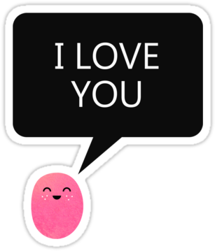 Download I Love You Pink And Redbubble Image Keep Calm And I Love You Baby Png Image With No Background Pngkey Com