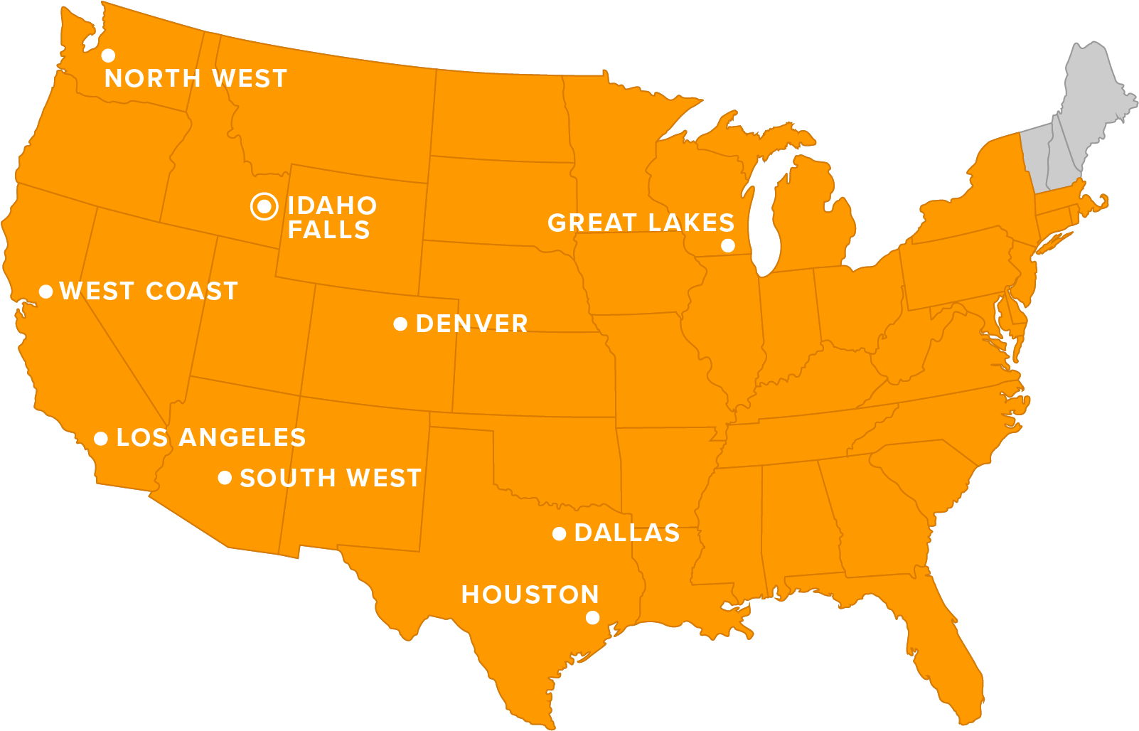 Download Map Showing Vivint Smart Home Retailer Zones - Coloma Ca On ...