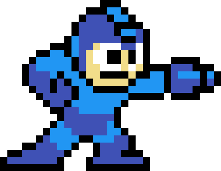 Download Mega Man Sprite - Mega Man Pixel Art PNG Image with No ...