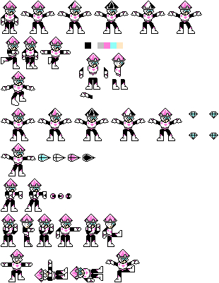 Freeuse Stock Jewel Man Sprites By Mike Now On - Mega Man Jewel Man ...