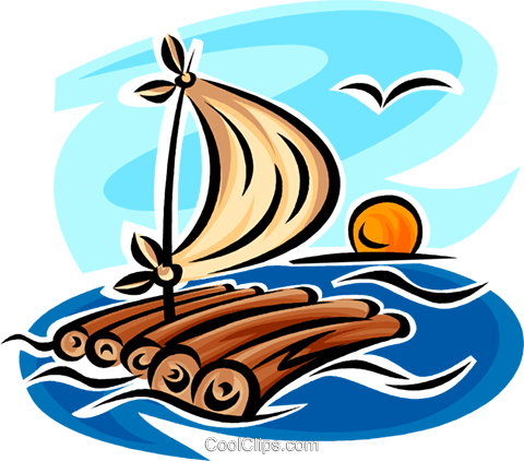 Download Raft Royalty Free Vector Clip Art Illustration - Raft Clip Art ...