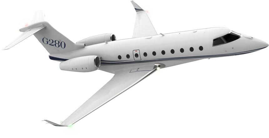 Download Gulfstream Aerospace Long Airplane Wings Png Image With No Background 2707