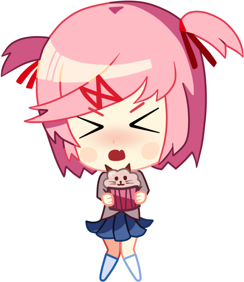 Ddlc Sticker Png Clip Art Freeuse Library Doki Doki Literature Club