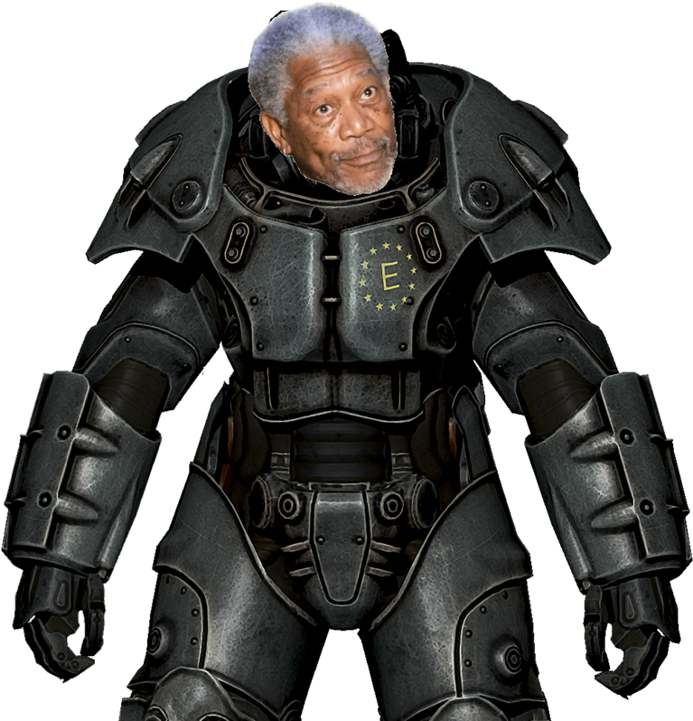 Download Morgan Freeman Power Armor - Morgan Freeman Png PNG Image with ...