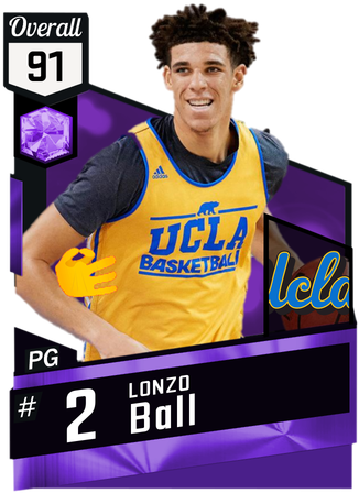 Download Lonzo Ball Png - Lonzo Ball Myteam Card PNG Image with No ...