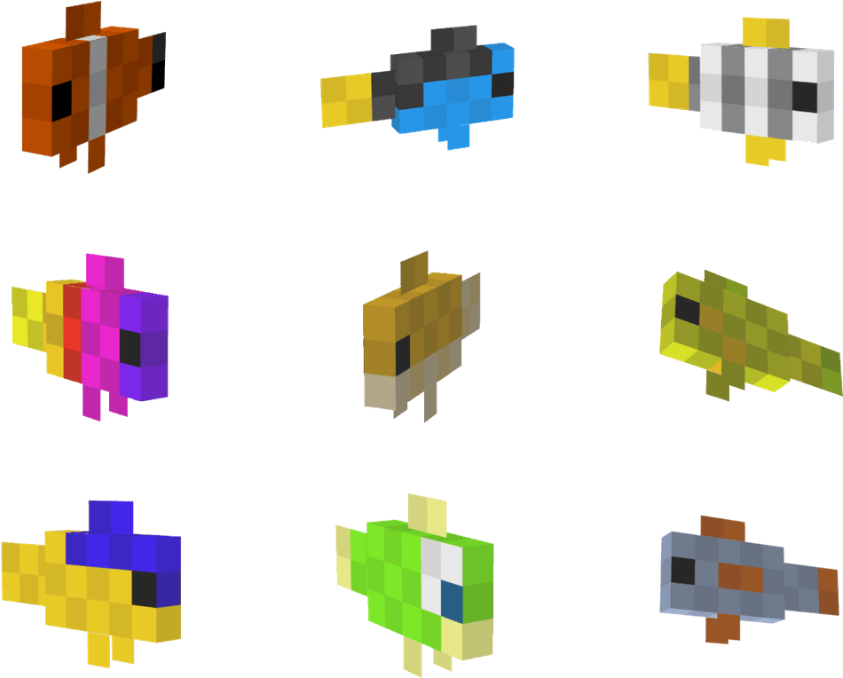 Download Minecraft 1 10 2 Mod Fish Png Image With No Background Pngkey Com