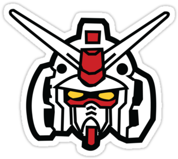 79 Kb Png - Gundam Stickers (375x360), Png Download