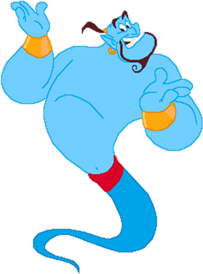Download Genie Genie From Aladdin Coming Out Of Lamp Png Image With No Background Pngkey Com