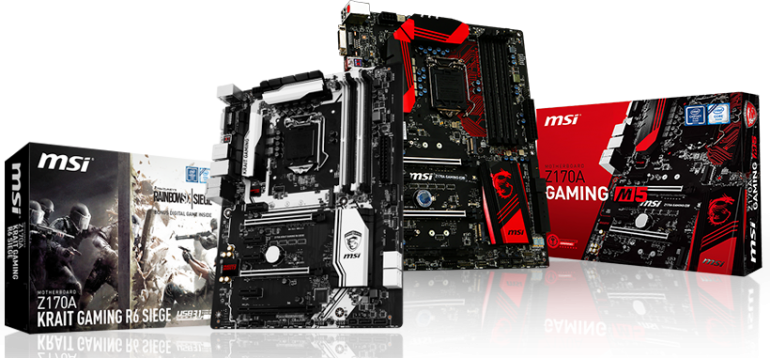 Msi Partners With Ubisoft To Create Special Edition - Msi Z170a Krait Gaming 3x Atx Motherboard - Intel Z170 (770x358), Png Download