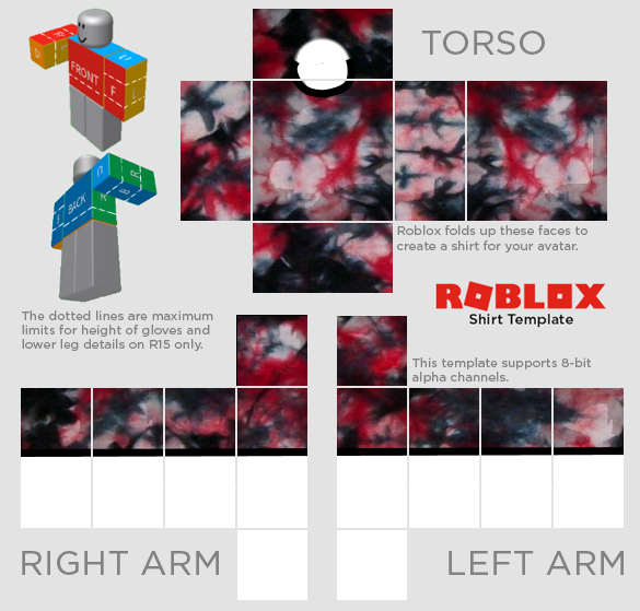 Roblox Neon Shirt Template