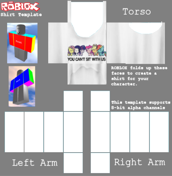 Roblox Shirt Template Aesthetic Roblox Shirt Template Transparent PNG ...