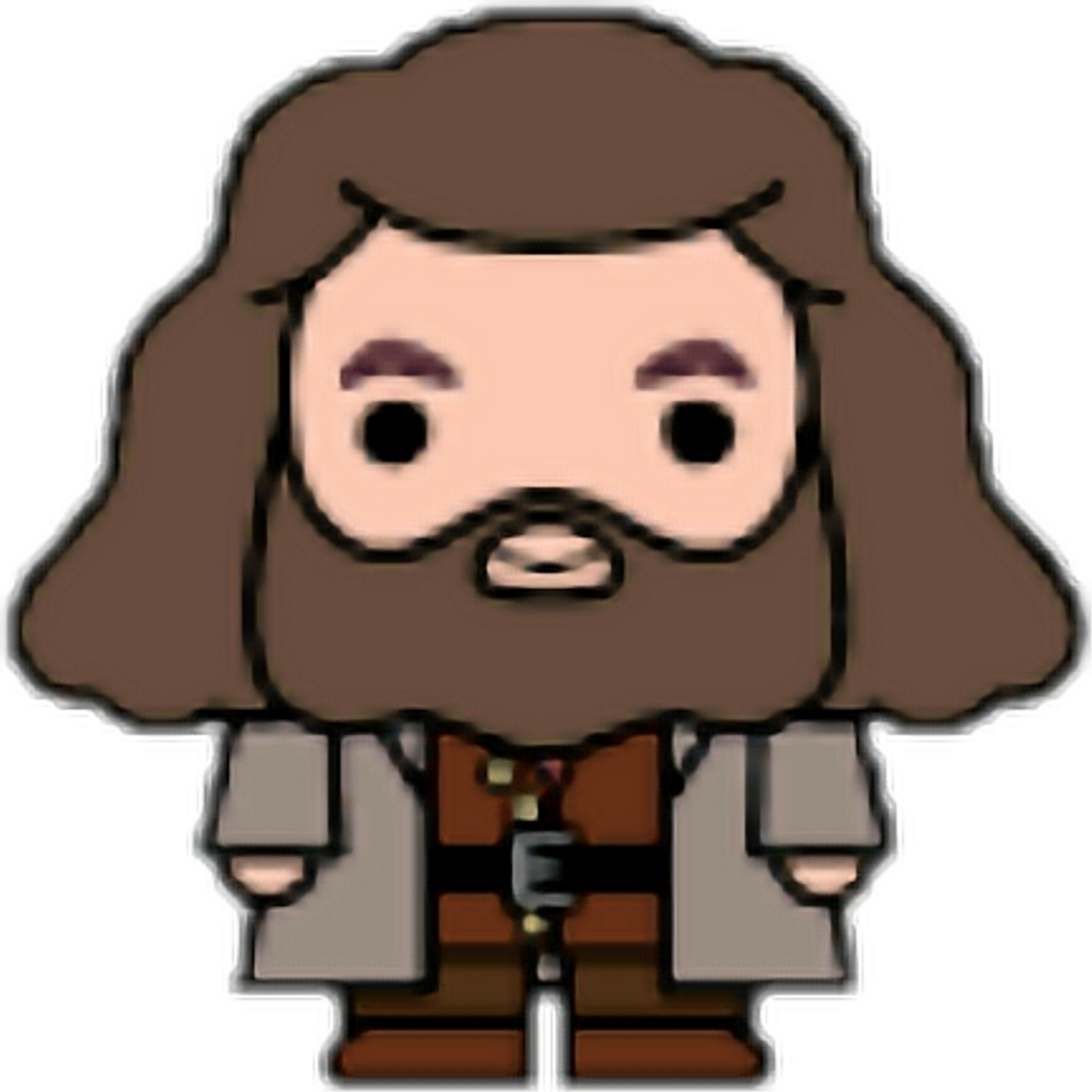 Hagrid Cartoon (1024x1024), Png Download