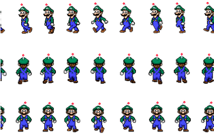 Weegee Sprite Sheet - Free Transparent PNG Download - PNGkey