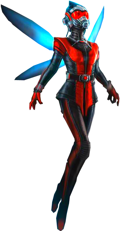 Wasp - Wasp Marvel Png (419x806), Png Download