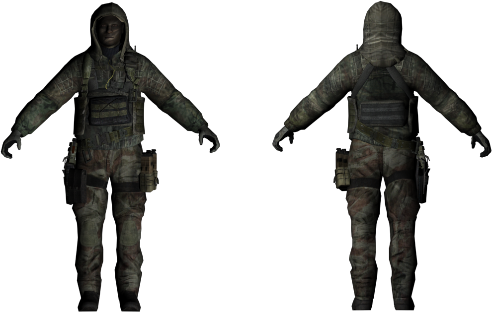 Cod Mw3 Sniper - Army Skin Mod Lsrp (1000x640), Png Download
