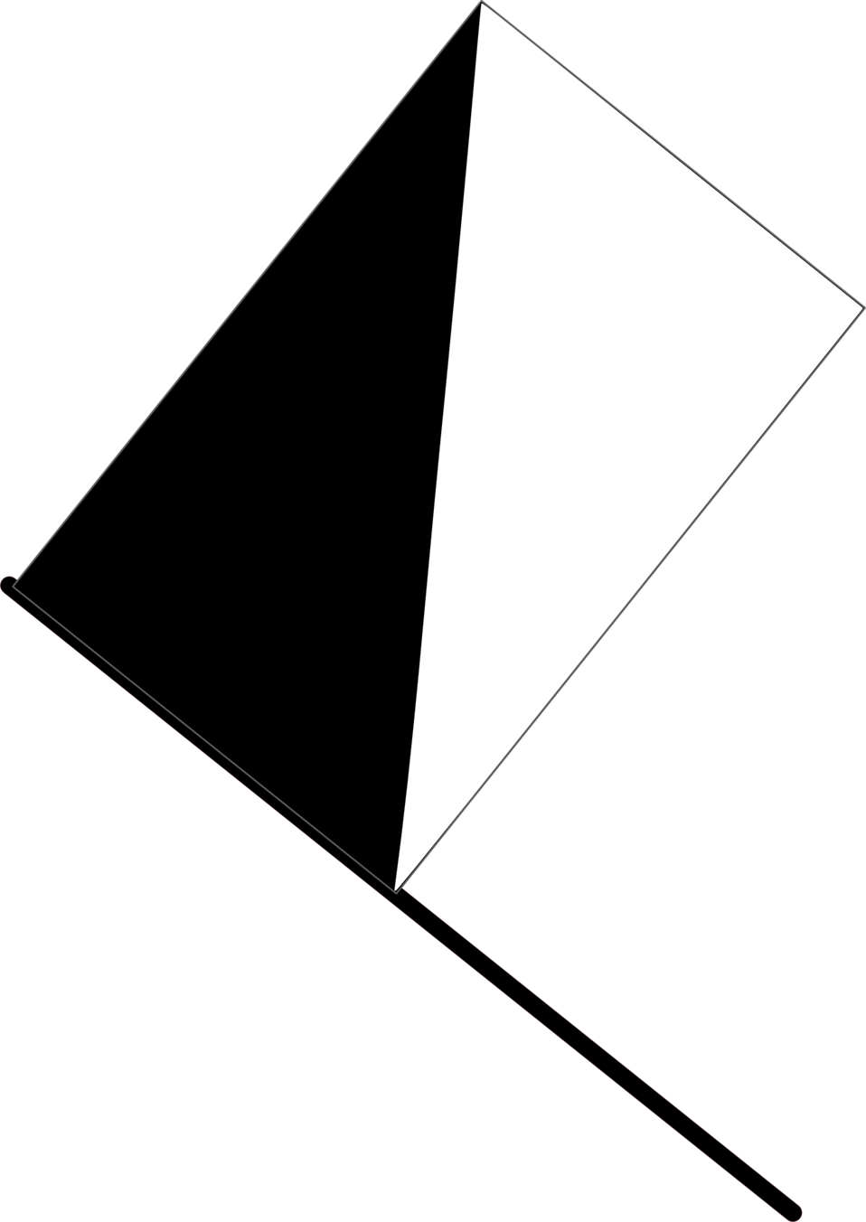 Download Half Black Flag - Black And White Flag F1 PNG Image with No  Background 