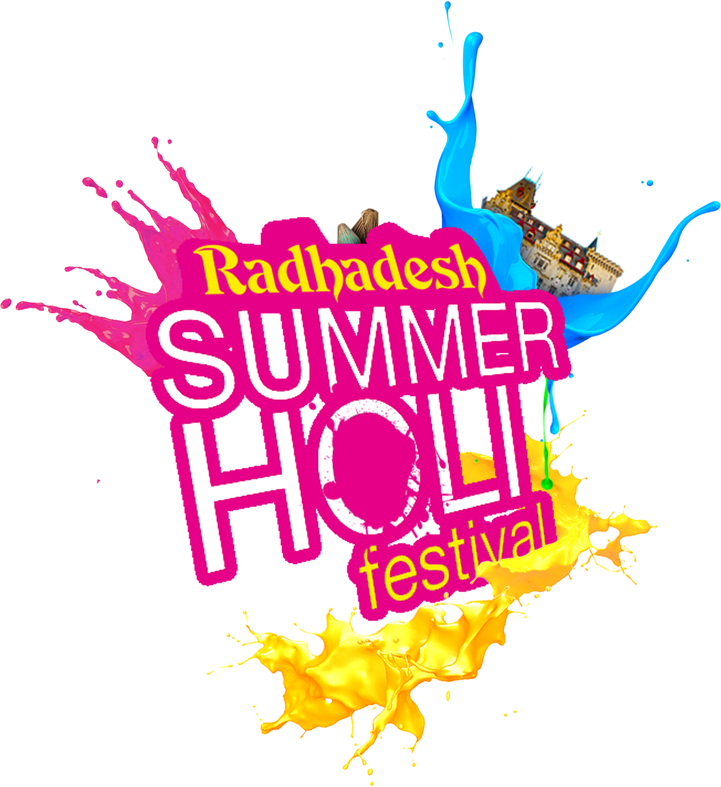 Download Holi Radhadesh - Holi Festival Logo Png PNG Image with No  Background 