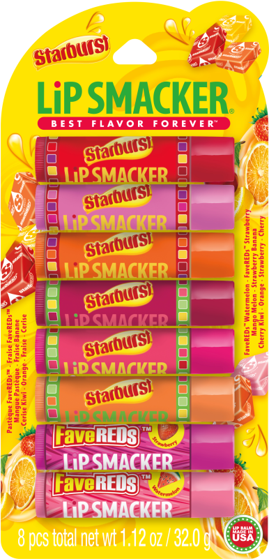 Download Bonne Bell Lip Smacker Party Pack Flavored Lip Balm PNG Image ...