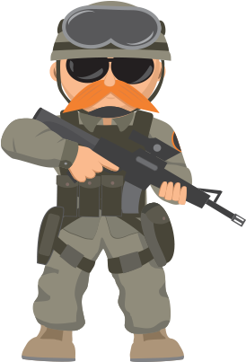 Download One-soldier - Vector Graphics PNG Image with No Background ...