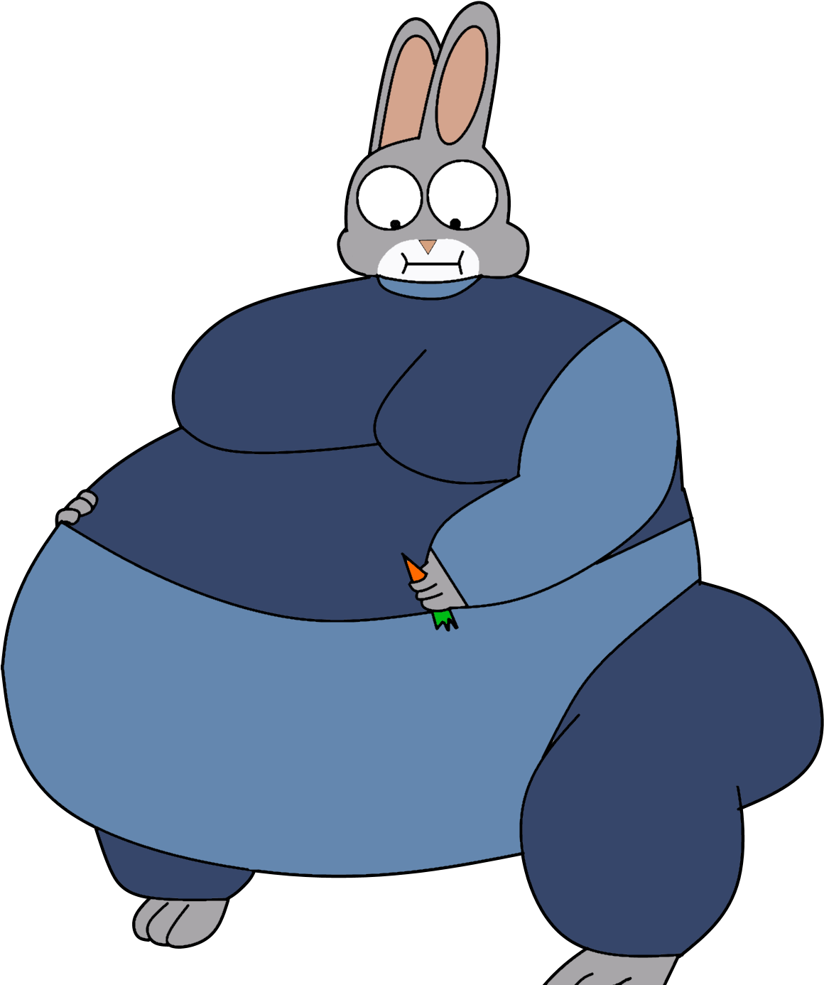 Download Fat Judy Hopps - Lt. Judy Hopps PNG Image with No Background -  PNGkey.com