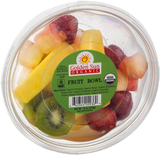 Golden Sun Organic Fruit Bowl - Free Transparent PNG Download - PNGkey