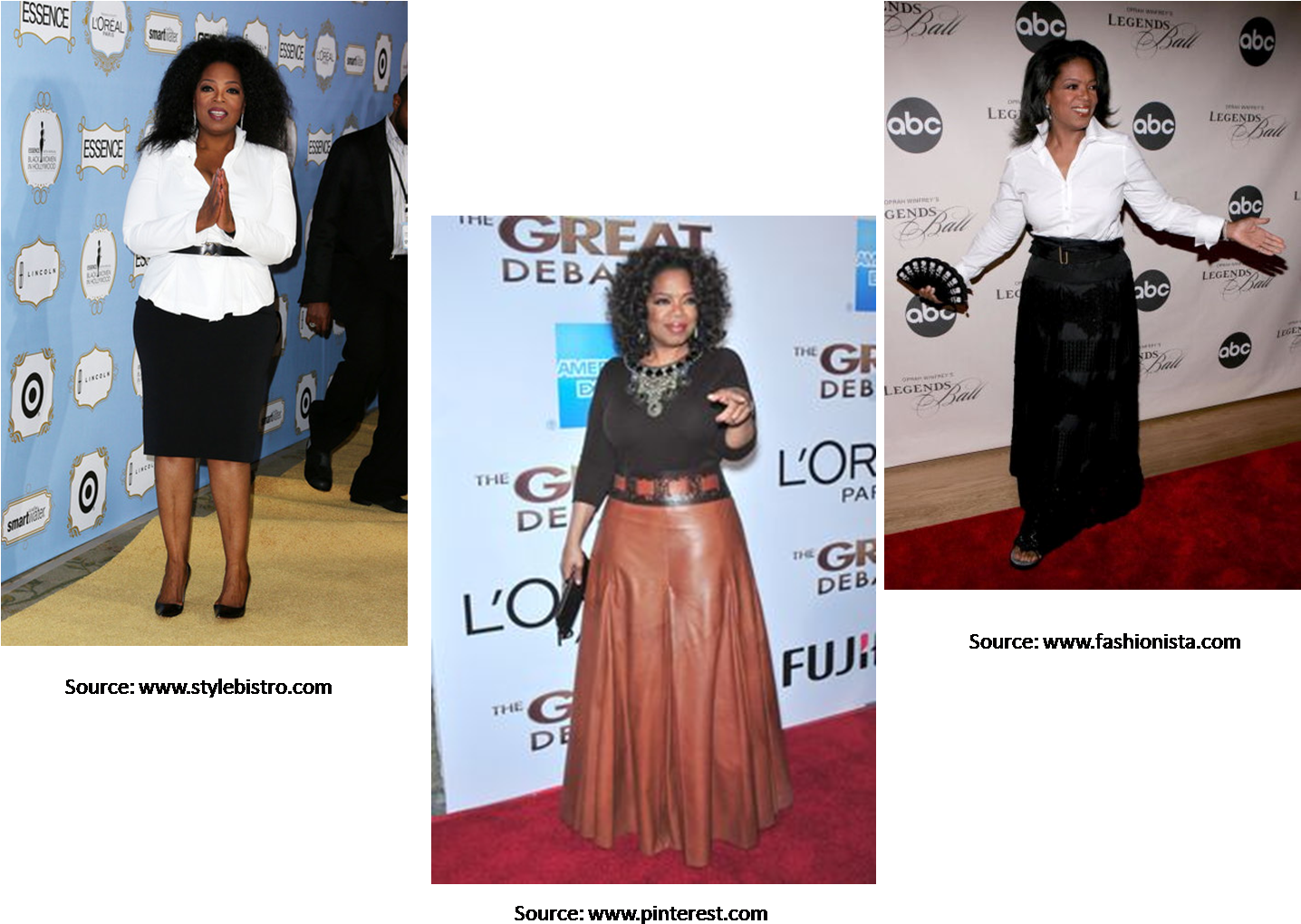 Download Oprah Winfrey Busty Inverted Triangle Body Shape Busty Inverted Triangle Png Image