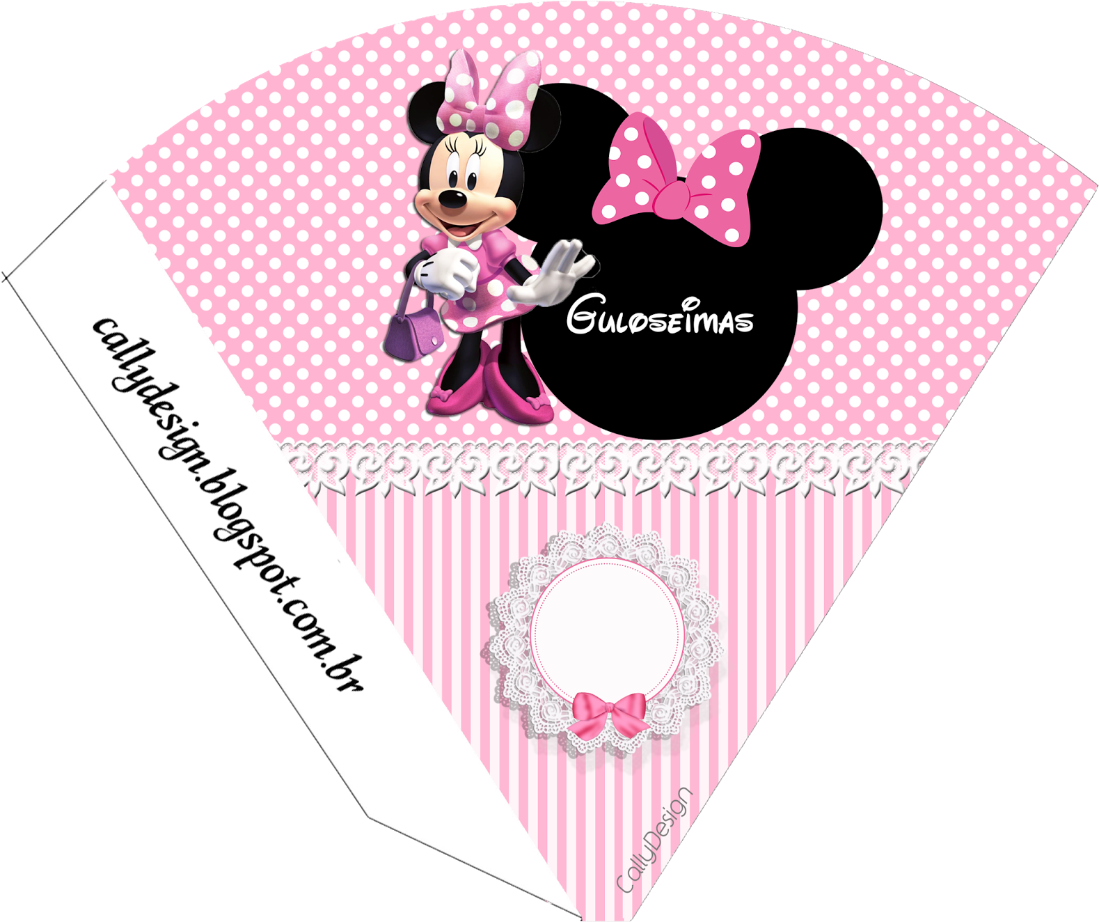 Minnie Rosa Png - Roommates Disney Minnie Bow-tique Wall Sticker - Free ...