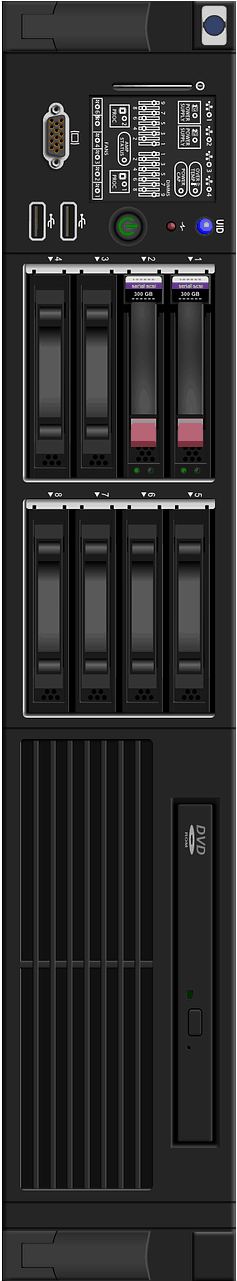 Servers - Electronics (640x1280), Png Download