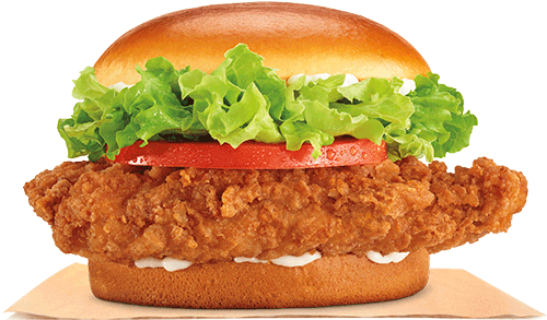 Our New Crispy Sandwich Is A Premium White Meat Chicken - Burger King 