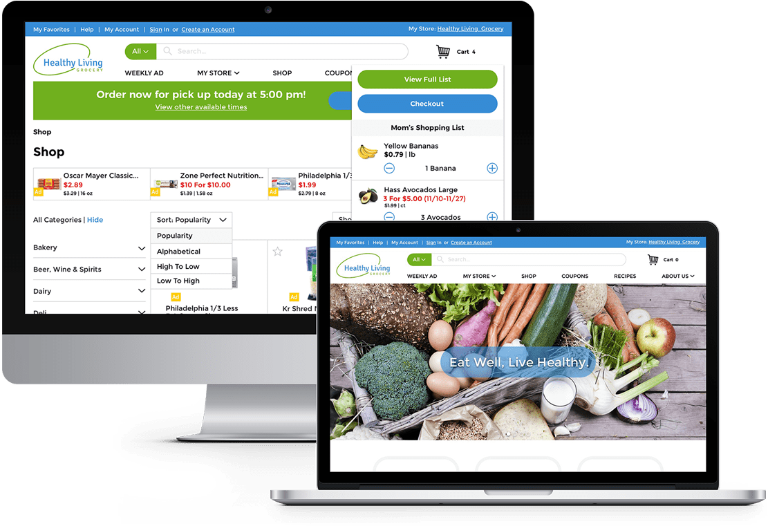 Download Freshop's Grocery Ecommerce Platform Chosen As A Partner PNG ...