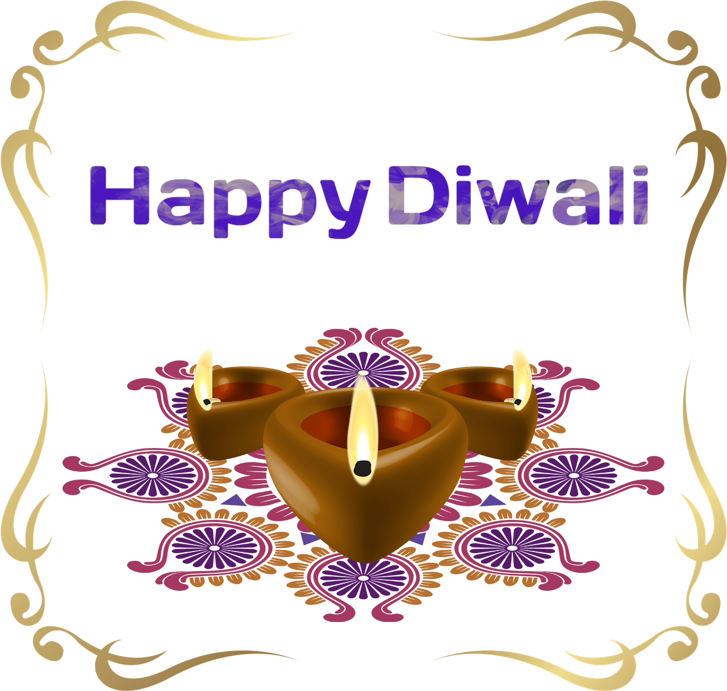 Download Happy Diwali Png Image - Happy Diwali 2018 PNG Image with No  Background 