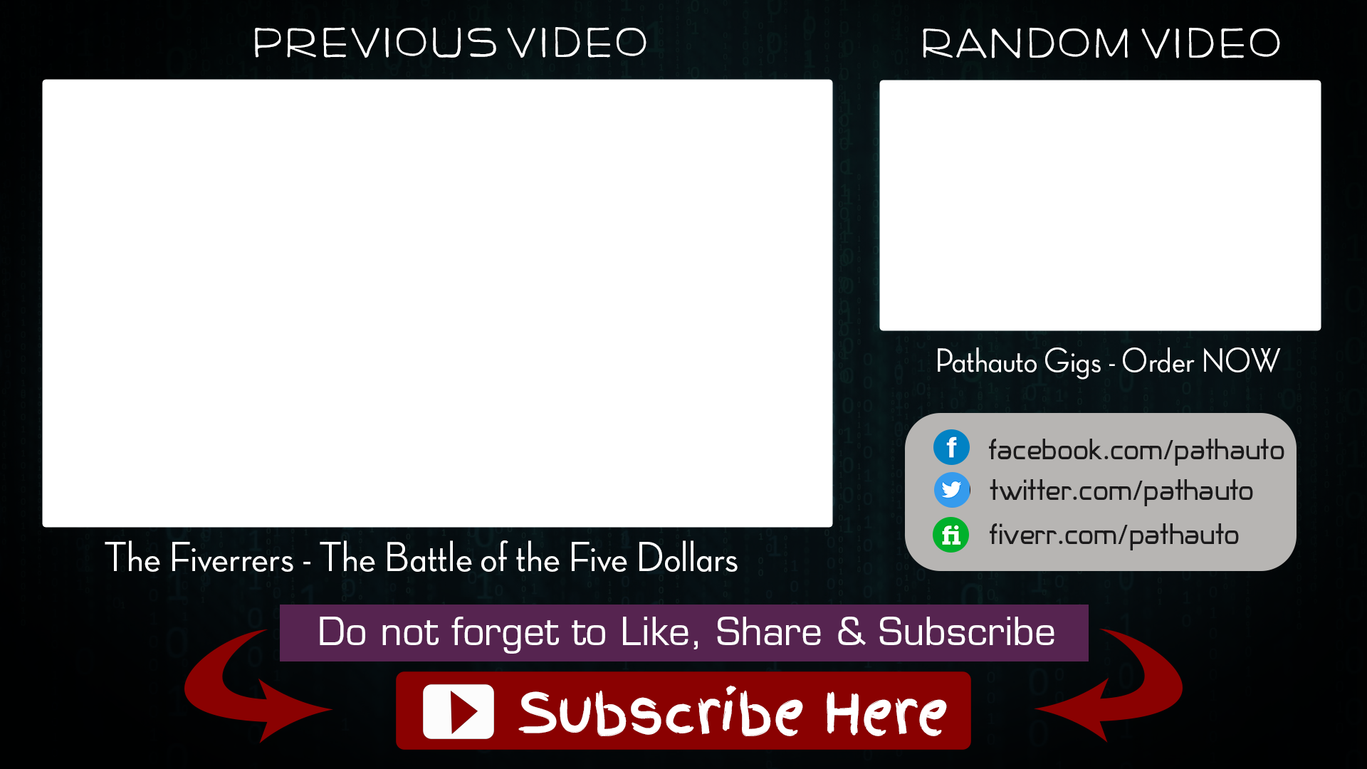 Download End Slate Youtube Gaming Png Image With No Background Pngkey Com