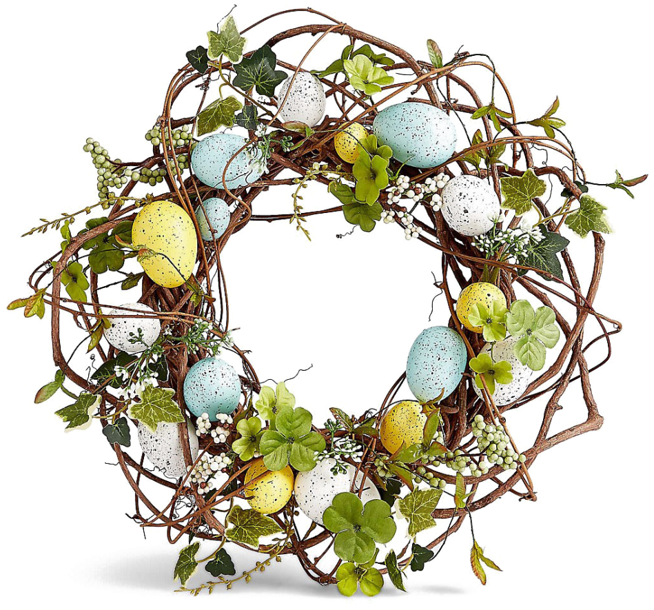 Download Easter Wreath Png Download Image - Easter Wreath Png PNG Image ...