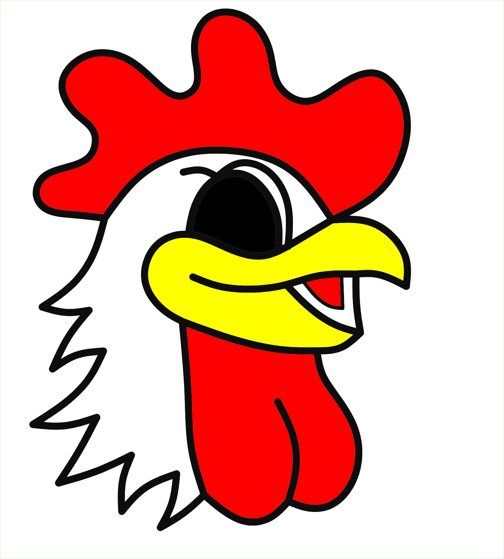 Fried chicken logo stock vector. Illustration of circle - 105362710
