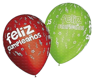 Download Globos - Victoriabea - Bombas Para Cumpleaños PNG Image with ...