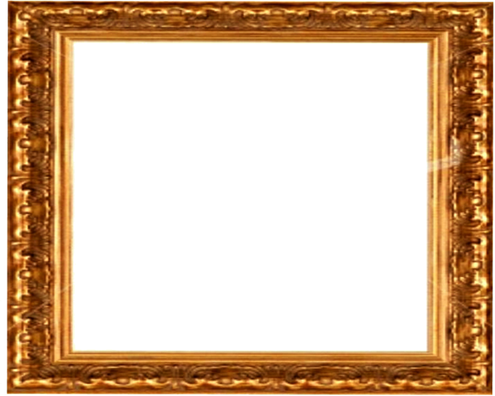 Download Golden Frame Png Download Image - Victorian Picture Frame Png ...