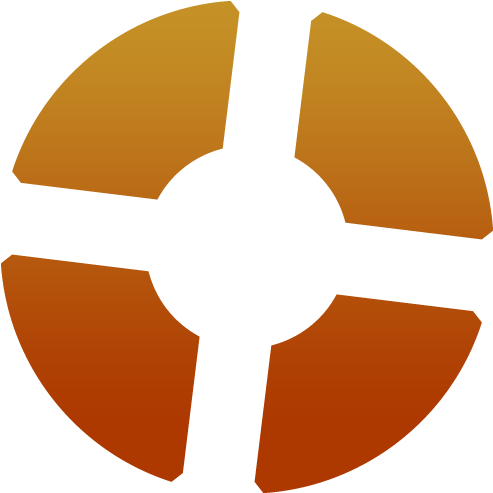 Tf2 Crosshair Orange - Team Fortress 2 Logo Png (500x500), Png Download