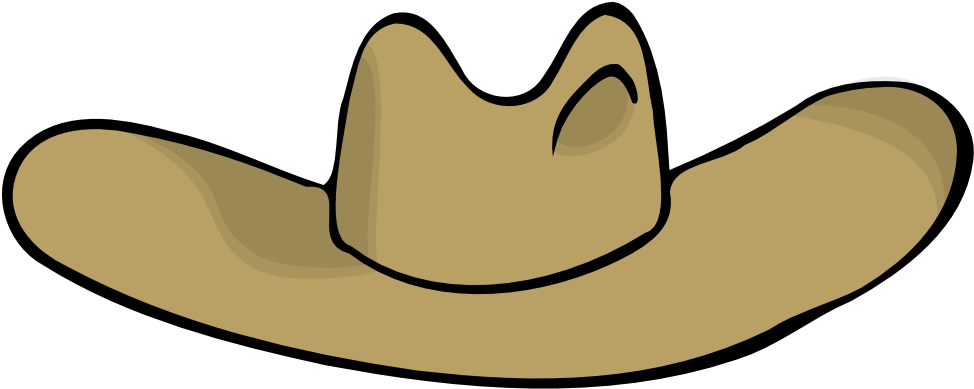 Cowboy Hat Clipart Sombrero - Cowboy Hat Cartoon Png (960x480), Png Download