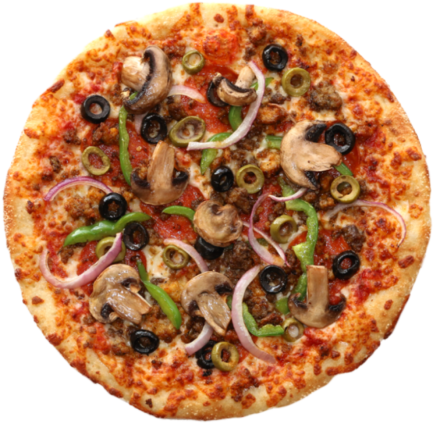 Top It Pizza Over The Top - Pizza Capers Pizzas - Free Transparent PNG ...