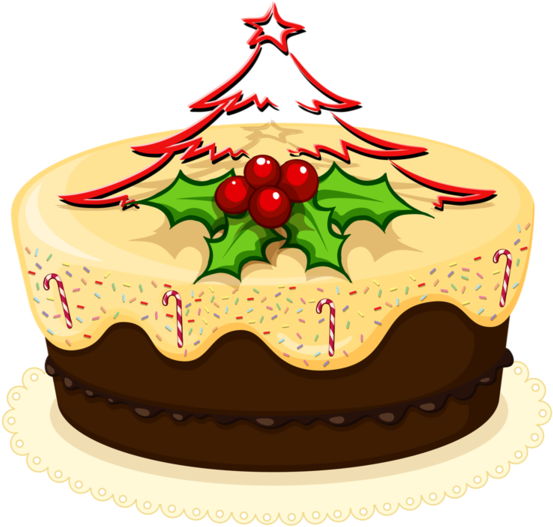 Download Pin By Marina - Christmas Cake Clipart PNG Image with No ...