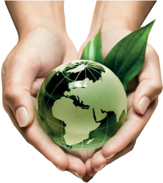 Download Globe In The Palm Of Hands Suggesting Environmental - Green Planet  In Hands Png PNG Image with No Background 