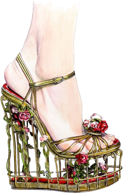 Download Fashion Sketchbook Drawing Fashion Illustration Illustration -  Creative Shoe Drawings PNG Image with No Background 