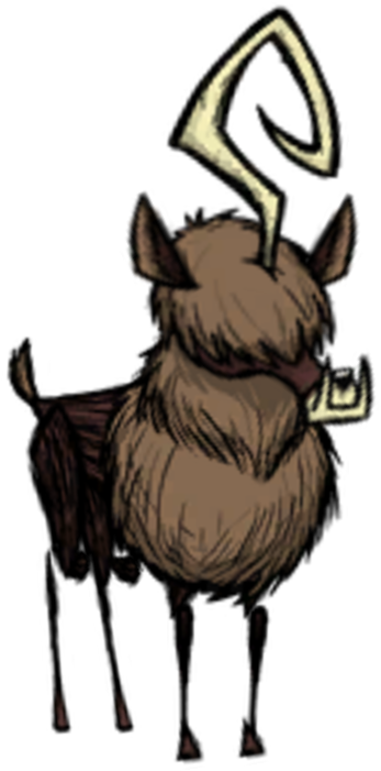 Download No Eyed Deer Horned 2 Don T Starve No Eyed Deer Png Image