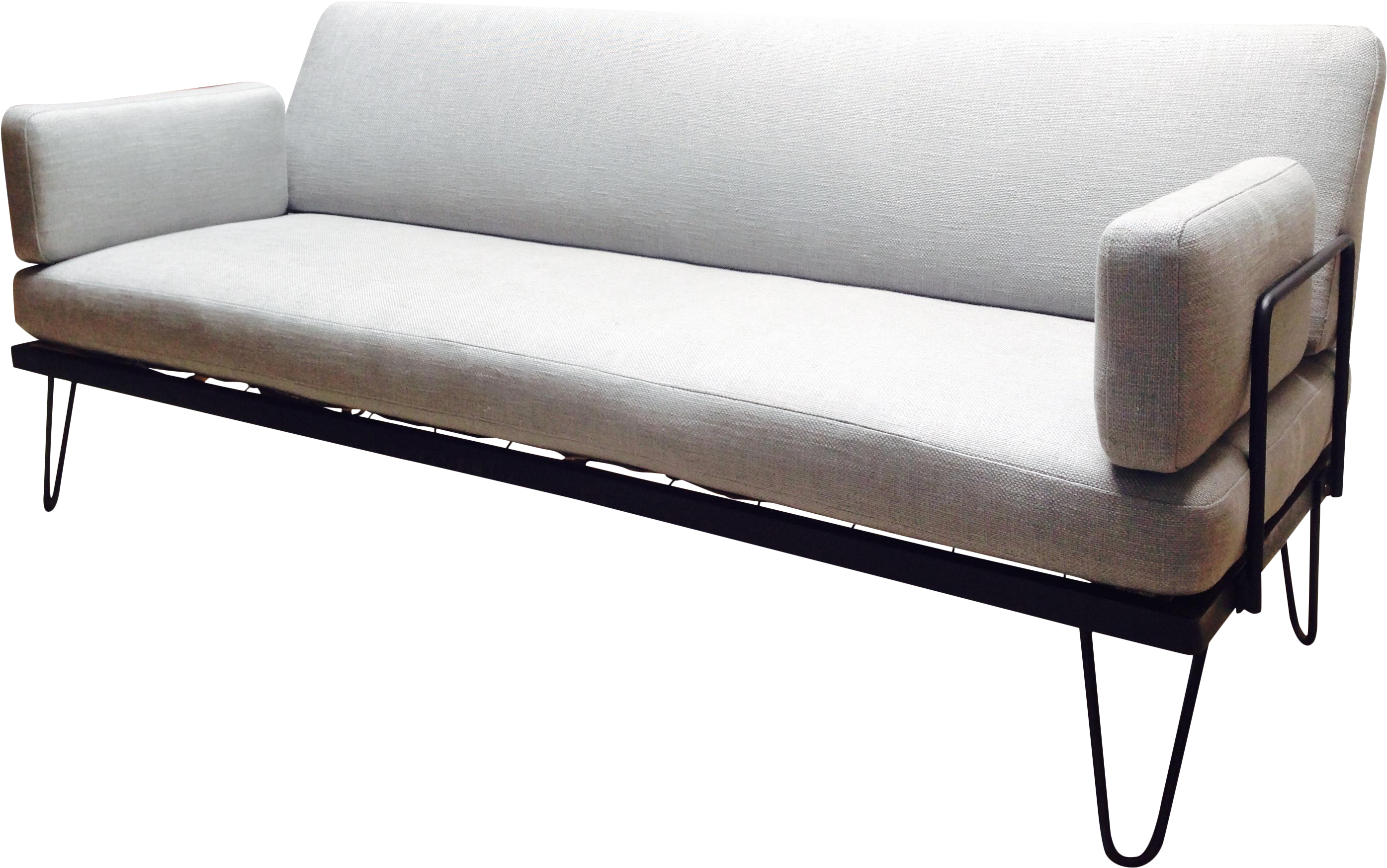 hairpin leg sofa