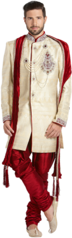 download beige embroidered indo western sherwani man in sherwani png png image with no background pngkey com download beige embroidered indo western