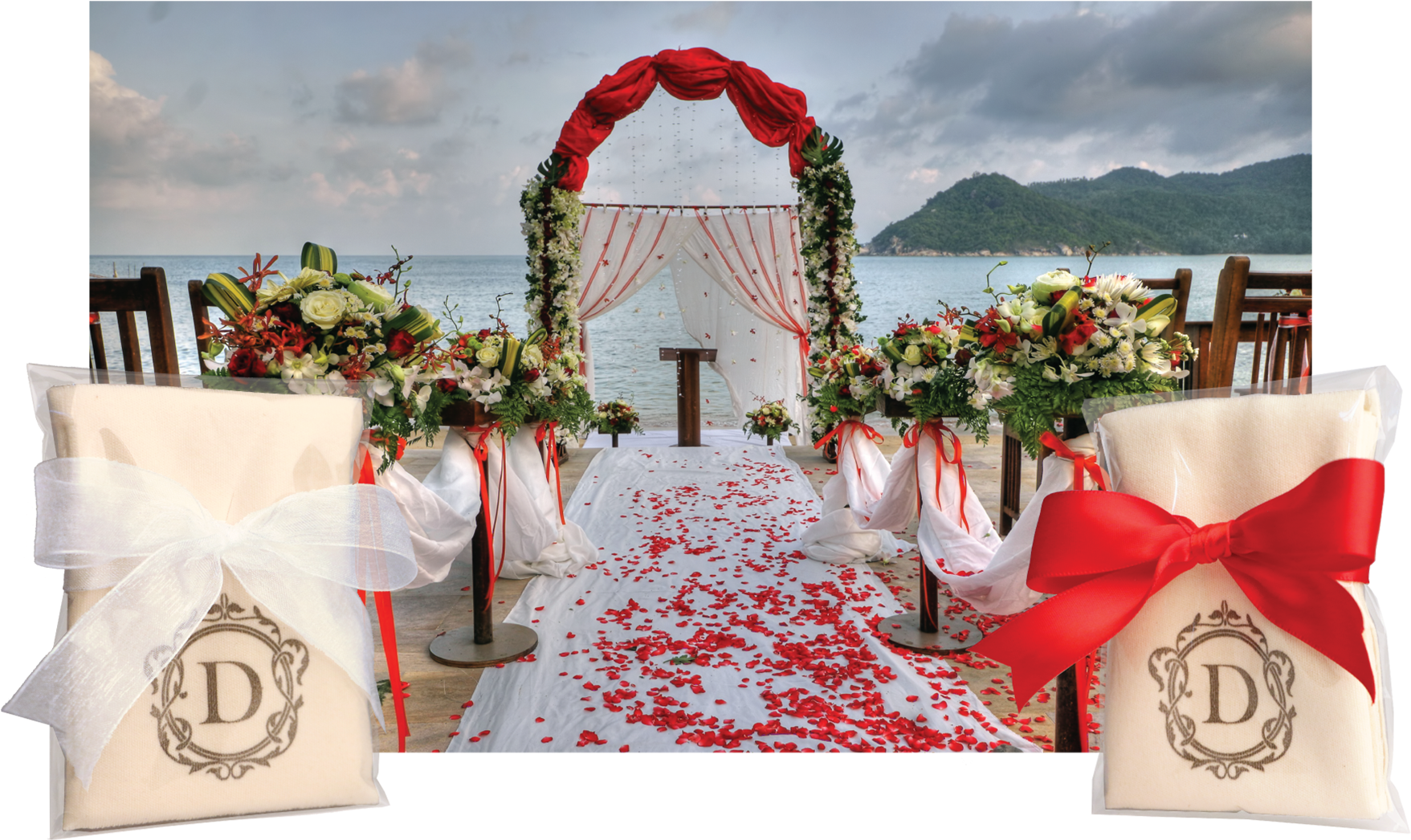 Download White Ribbon Hankybook Destination Wedding Near Mumbai