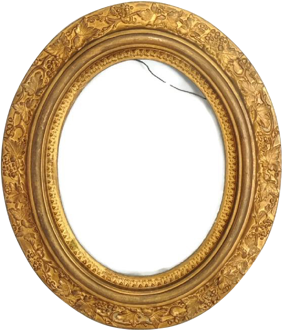 Victorian Oval Picture Frame Antique Gilded - Gilded Oval Frame - Free ...