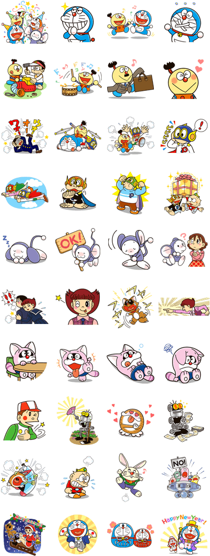 Doraemon & Friends - Doraemon And Friends Name - Free Transparent PNG ...