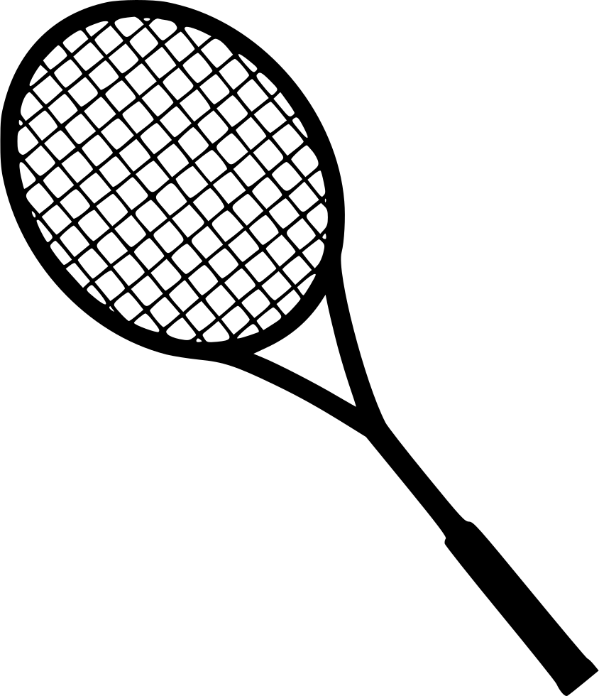 Png File Svg - Tennis Racket Clip Art (844x980), Png Download