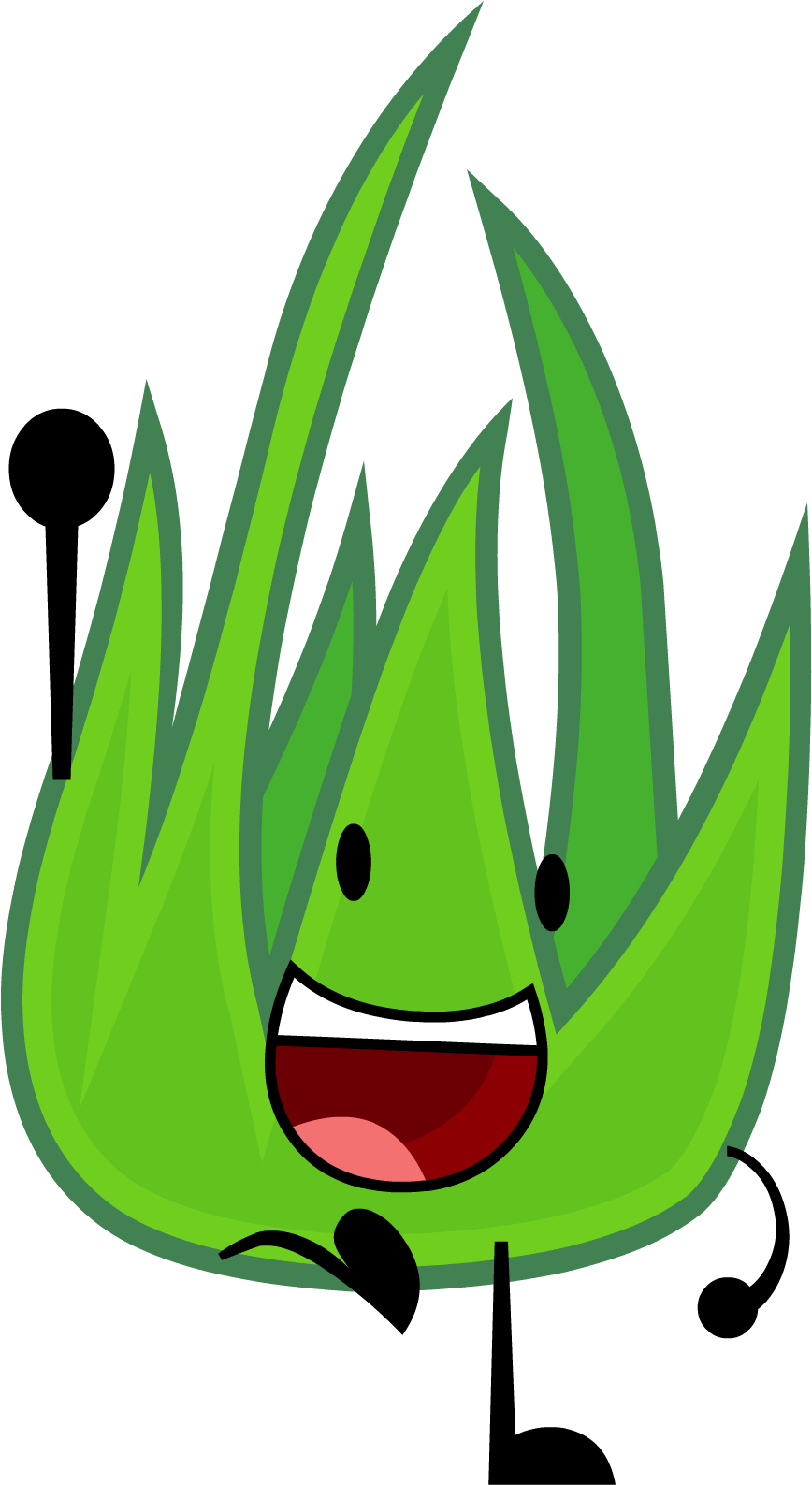 Grassy Bday - Grassy Bfdi Png - Free Transparent PNG Download - PNGkey